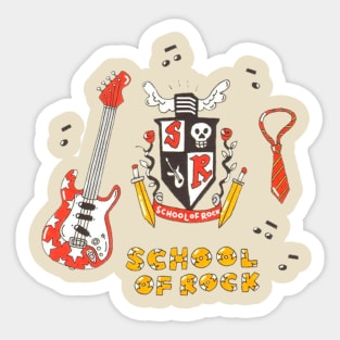 School of rock///Drawing for fans Sticker